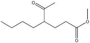 4-Butyl-5-oxocaproic acid methyl ester Struktur