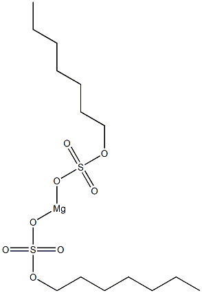 Bis(heptyloxysulfonyloxy)magnesium Struktur