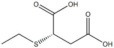 [S,(-)]-(Ethylthio)succinic acid Struktur