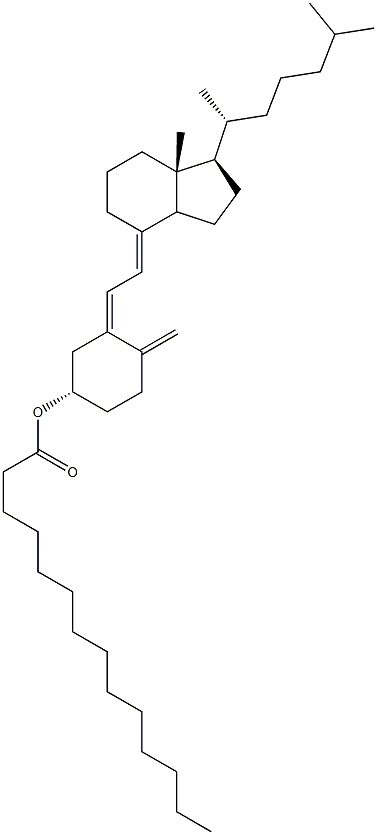 Cholecalciferol myristate Struktur