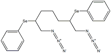 1,7-Diazido-2,6-bis(phenylseleno)heptane Struktur