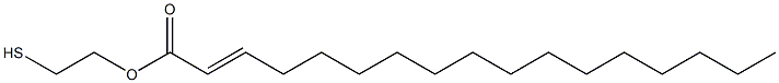 2-Heptadecenoic acid 2-mercaptoethyl ester Struktur