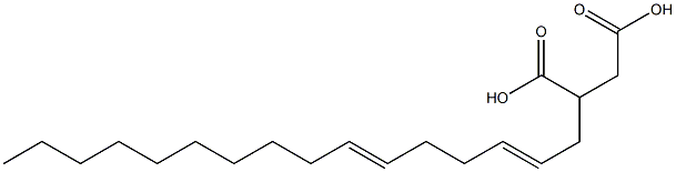 (2,6-Hexadecadienyl)succinic acid Struktur