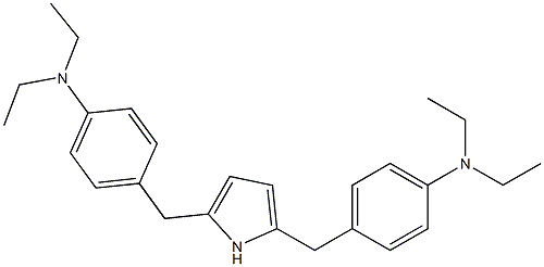 4,4'-[(1H-Pyrrole-2,5-diyl)bismethylene]bis(N,N-diethylaniline) Struktur