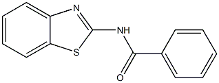 N-Benzoylbenzothiazole-2-amine Struktur