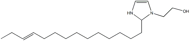 2-(11-Tetradecenyl)-4-imidazoline-1-ethanol Struktur