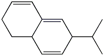 1,2,6,8a-Tetrahydro-6-isopropylnaphthalene Struktur