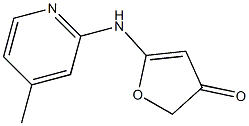 4,5-Dihydro-2-[(4-methylpyridin-2-yl)amino]furan-4-one Struktur