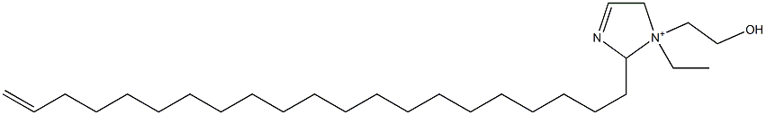 1-Ethyl-2-(20-henicosenyl)-1-(2-hydroxyethyl)-3-imidazoline-1-ium Struktur