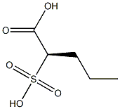 [R,(-)]-2-Sulfovaleric acid Struktur