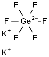 Potassium hexafluorogermanate(IV) Struktur