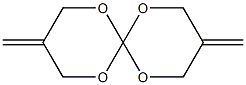 3,9-Bismethylene-1,5,7,11-tetraoxaspiro[5.5]undecane Struktur