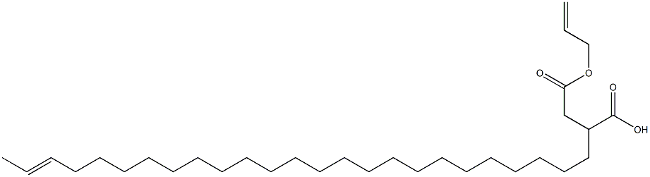 2-(23-Pentacosenyl)succinic acid 1-hydrogen 4-allyl ester Struktur