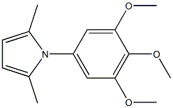 1-(3,4,5-Trimethoxyphenyl)-2,5-dimethyl-1H-pyrrole Struktur