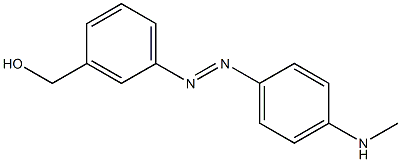 4'-(Methylamino)azobenzene-3-methanol Struktur