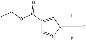 1-Trifluoromethyl-1H-pyrazole-4-carboxylic acid ethyl ester Struktur