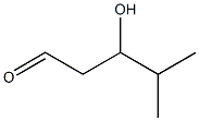 3-Hydroxy-4-methylpentanal Struktur