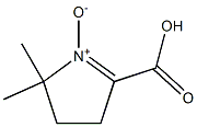 2-Carboxy-5,5-dimethyl-1-pyrroline 1-oxide Struktur