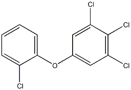 3,4,5-Trichlorophenyl 2-chlorophenyl ether Struktur