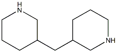 3,3'-Methylenedipiperidine Struktur