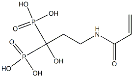 1-Hydroxy-3-(acryloylamino)-1,1-propanediylbisphosphonic acid Struktur