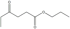 4-Ketocaproic acid propyl ester Struktur