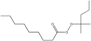 Nonaneperoxoic acid 1,1-dimethylbutyl ester Struktur