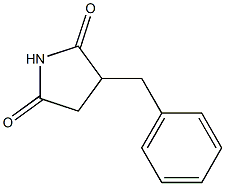 3-(Benzyl)pyrrolidine-2,5-dione Struktur