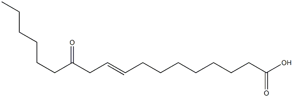 (E)-12-Oxo-9-octadecenoic acid Struktur