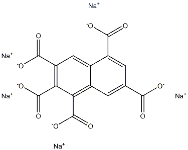 1,2,3,5,7-Naphthalenepentacarboxylic acid pentasodium salt Struktur