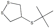 4-tert-Butylthio-1,2-dithiolane Struktur