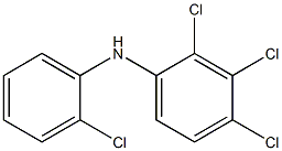 2,3,4-Trichlorophenyl 2-chlorophenylamine Struktur