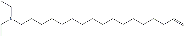 N,N-Diethyl-16-heptadecen-1-amine Struktur