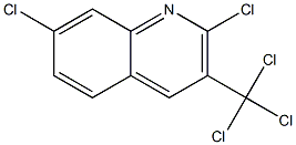 2,7-Dichloro-3-(trichloromethyl)quinoline Struktur