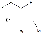 1,2,2,3-Tetrabromopentane Struktur