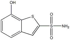 7-Hydroxybenzo[b]thiophene-2-sulfonamide Struktur