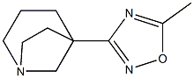 5-(5-Methyl-1,2,4-oxadiazol-3-yl)-1-azabicyclo[3.2.1]octane Struktur