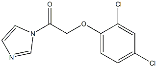 1-(1H-Imidazol-1-yl)-2-(2,4-dichlorophenoxy)ethanone Struktur