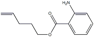 Anthanilic acid 4-pentenyl ester Struktur