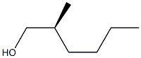 [S,(-)]-2-Methyl-1-hexanol Struktur