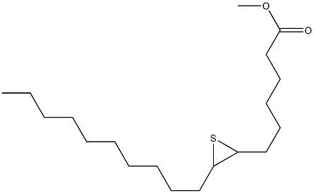 7,8-Epithiostearic acid methyl ester Struktur