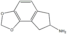 4,5-(Methylenedioxy)-2-aminoindane Struktur