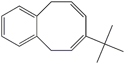 5,10-Dihydro-7-tert-butylbenzocyclooctene Struktur