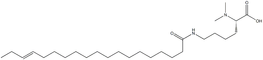 N6-(16-Nonadecenoyl)-N2,N2-dimethyllysine Struktur