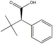 [R,(-)]-3,3-Dimethyl-2-phenylbutyric acid Struktur