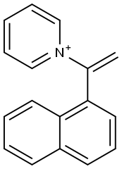 1-[1-(1-Naphtyl)ethenyl]pyridinium Struktur