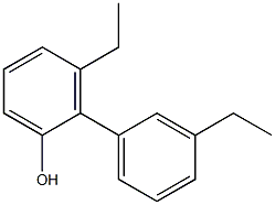 3',6-Diethylbiphenyl-2-ol Struktur