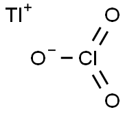 Chloric acid thallium(I) salt Struktur