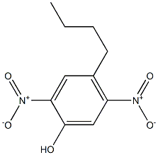 4-Butyl-2,5-dinitrophenol Struktur