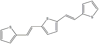 2,5-Bis[2-(2-thienyl)ethenyl]thiophene Struktur